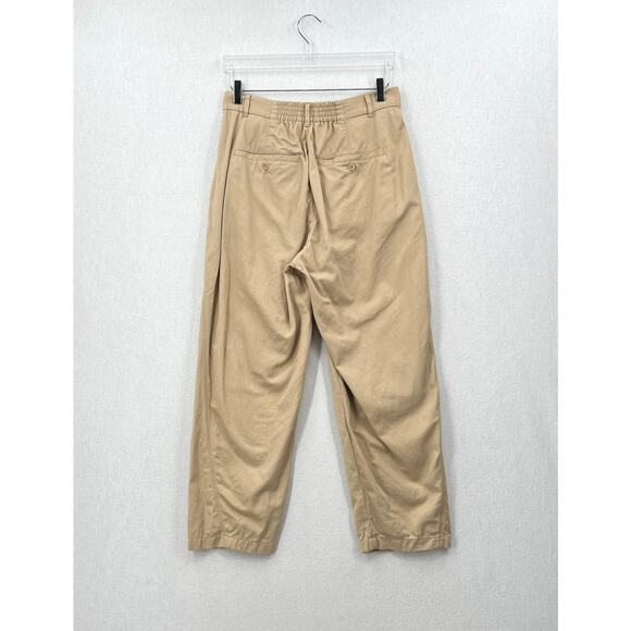 COS Straight Leg Twill Chino pants Men 30R Light Tan Elastic Pockets Lightweight - Picture 2 of 13